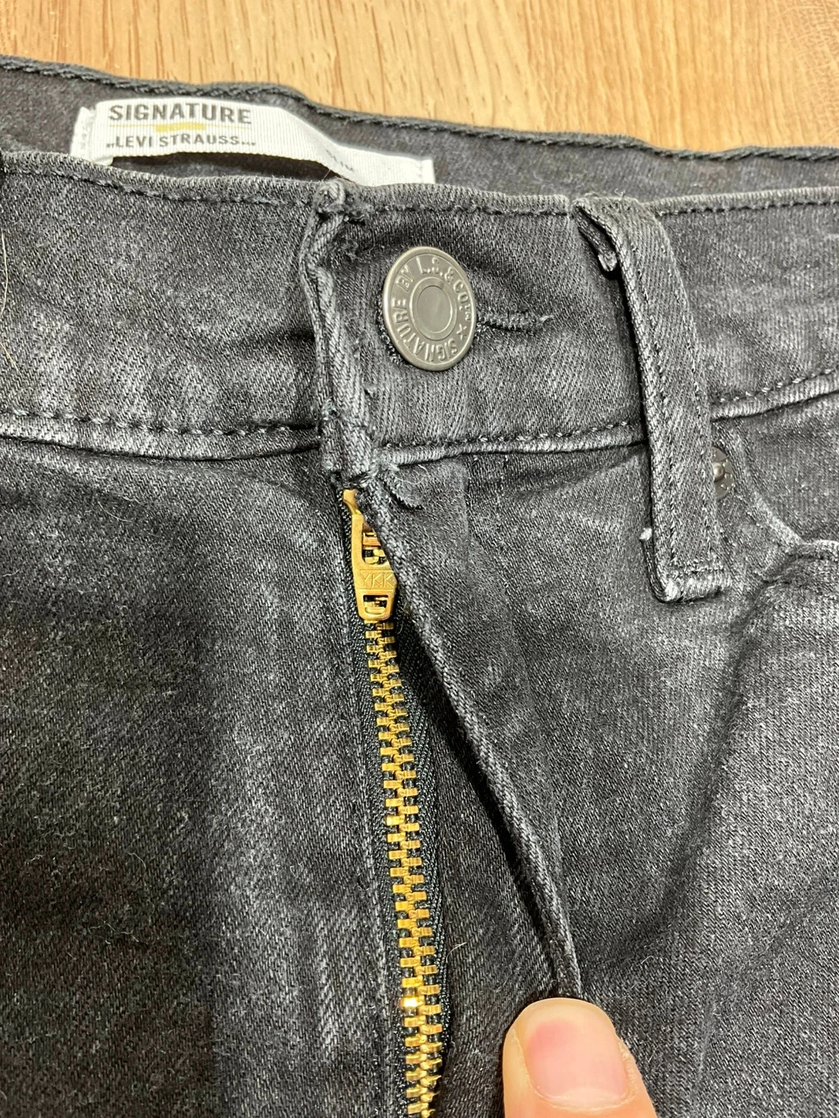 Jean Levi’s Coupe Slim W28 L32 Vintage Noir Lvh 258 – photo 5